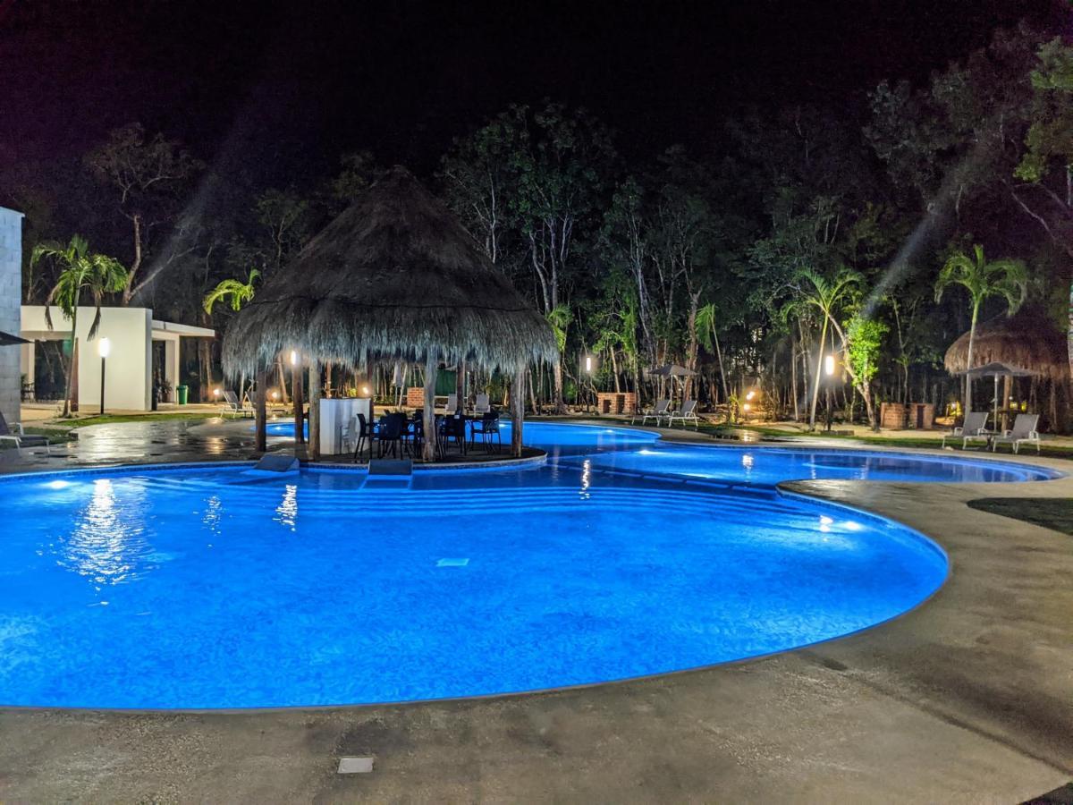 2-Bedroom Condo By The Jungle W/ Swimming Pool Puerto Morelos Buitenkant foto